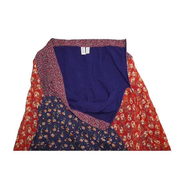 Meadow Rue by Anthropologie Mixed Floral Patchwork Skirt – Size 10 - Picture 6 of 9